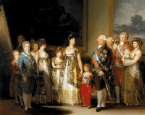 «Портрет семьи Карла IV»  Гойя